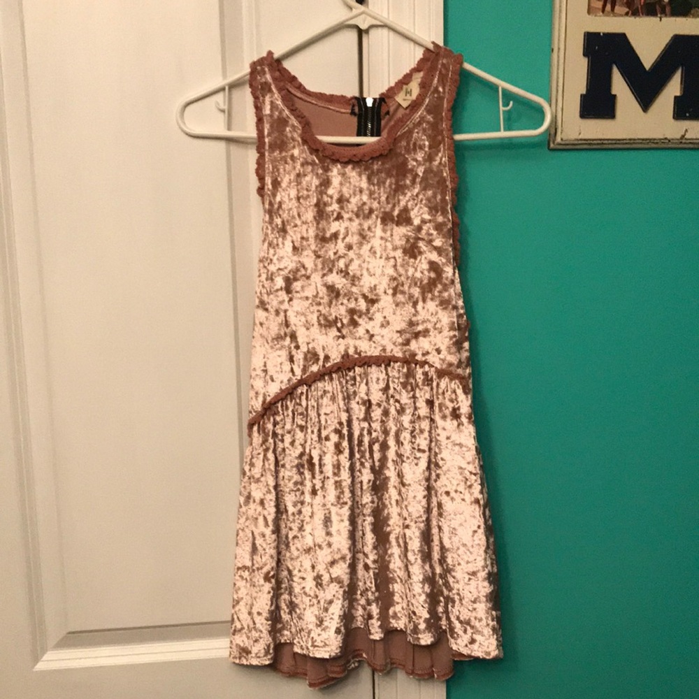 POL velvet pink tank